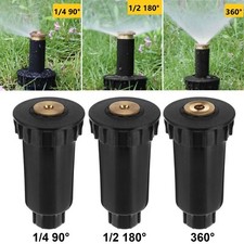 90-360° Lawn Garden Pop Up Sprinkler Spray Head Irrigation Watering System UK