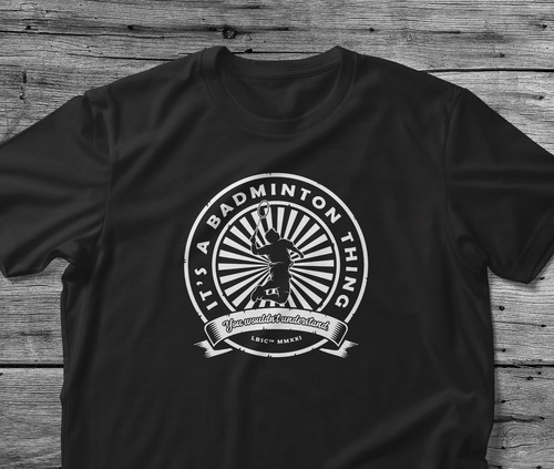 Badminton gift shirt s a - gift, it's