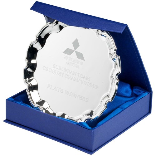 Engraved silver plated - silver,