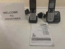 Panasonic KX-TG6823 Cordless Phone Answering Machine- TWIN HANDSET + BATTERIES