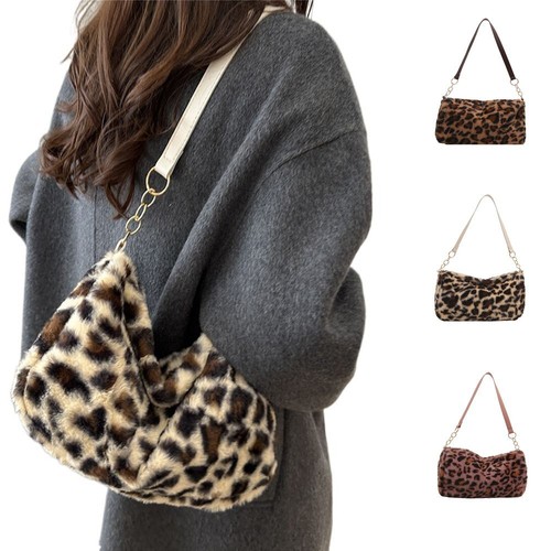 Leopard print handbag soft - print,