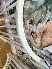 Stokke Sleepi, Green Sheep Mattress and Bedding Linen Set and Mattress Protector