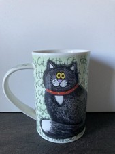 Dunoon Lucky Cats (Black Kitty Cat) Tea/Coffee Mug Design By Jane Brookshaw