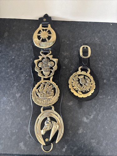 Vintage horse brass - 5,