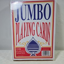 Jumbo playing cards aprox - playing,