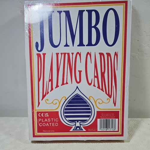 Jumbo playing cards aprox - jumbo,