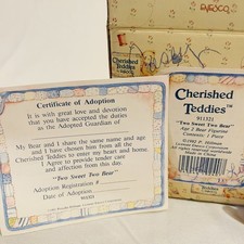Cherished Teddies Age 2 Bear