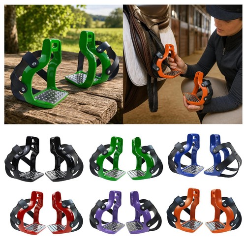 Horse riding stirrups sturdy - riding,