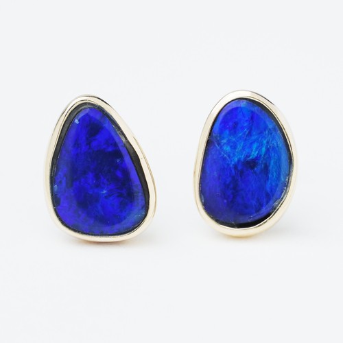 Australian black opal - australian, doublet