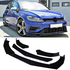 Front Bumper Lip Splitter Lower Spoiler Body Kit For VW Golf GTI MK5 MK6 MK7