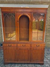 Cabinet  Glass Retro  vintage Walnut Display Cabinet bevan funnell