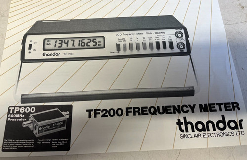 Thandar tf200 frequency - thandar,
