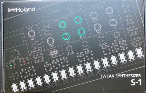 Roland tweak synth aira - s-1,