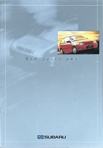 Subaru justy awd brochure - awd,