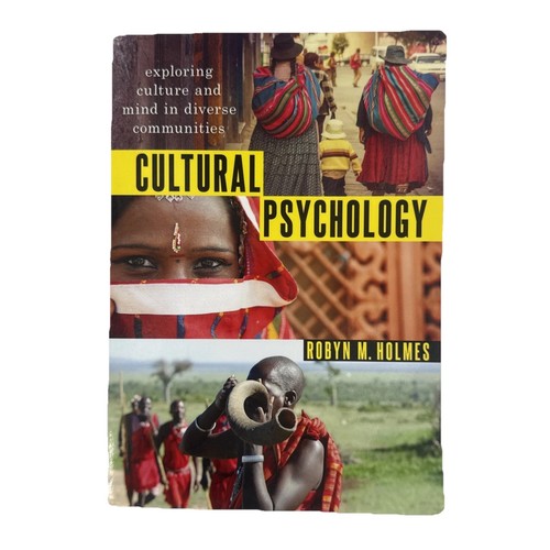 Cultural psychology exploring - cultural,