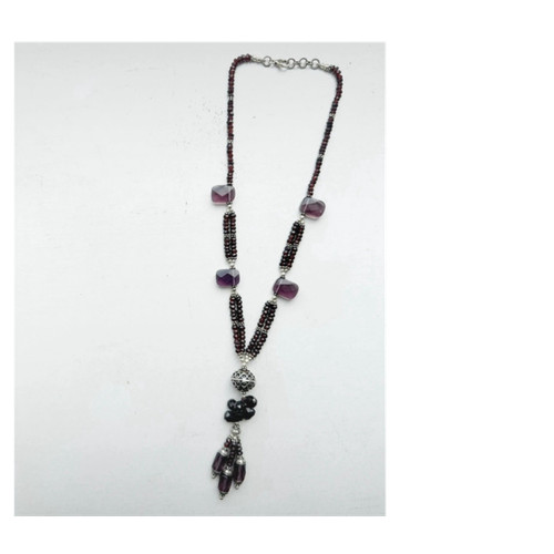 Elegant garnet and - , amethyst