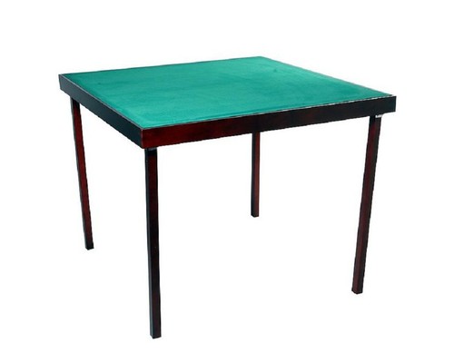 Folding card bridge - card, table