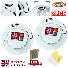 2 x Home Fire Alarm Smoke