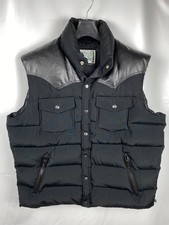 Trailwear By Penfield Down Leather Vest Men size XL