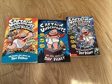 3 Captain Underpants Books