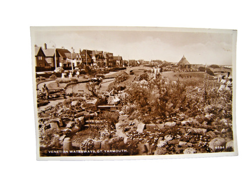 Postcard venetian waterways - postcard.,