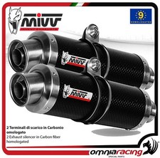 Mivv pair of exhausts slip-on