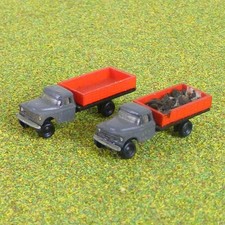 N Gauge / N Scale Pair of Trucks Lorries by Bachmann for Model Railway Layout