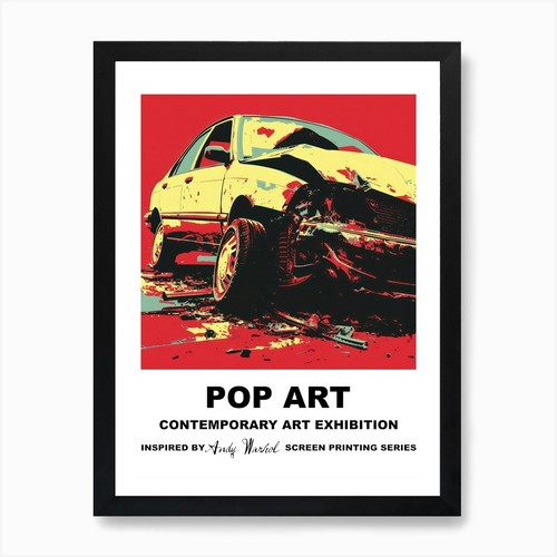 Poster car crash - poster, 3