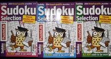 3 x Sudoku Selection Puzzle