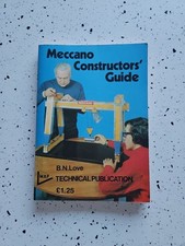 Vintage 1971 Meccano Book, “Meccano Constructors Guide” Bert Love -OB10
