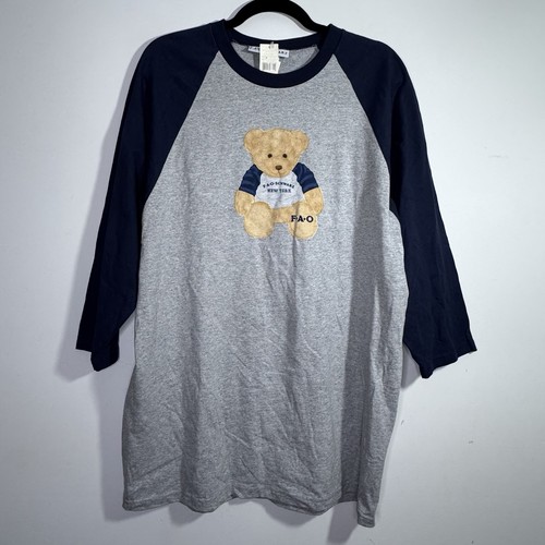 Fao schwarz teddy bear raglan - teddy,