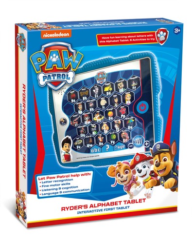 Paw patrol ryder alphabet - paw, ryder's