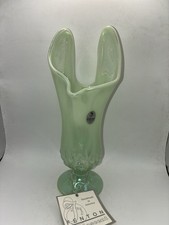 Fenton Glass Swung Vase Lilly