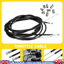 6x Universal Motorcycle Clutch Brake Throttle Cable Harness Set Replacement Kit