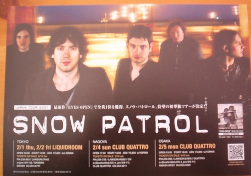 Snow patrol 2007 - snow, tour