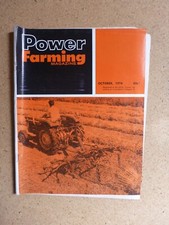 1974 POWER FARMING MAGAZINE- OCTOBER- LELY GEMMINI TEDDER