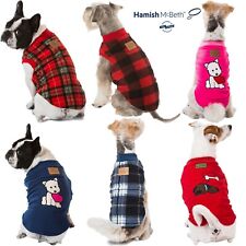 Hamish McBeth Luxury Designer Warm Dog Pyjamas Pet Puppy Fleece Pajamas S M L UK