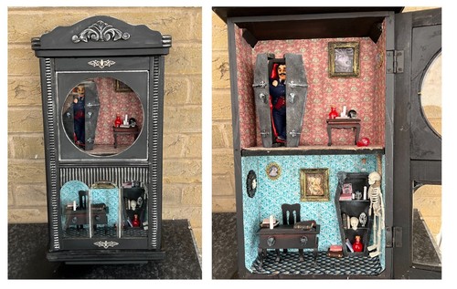 Ooak unique dolls house - 1/12,