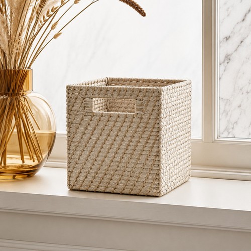 Modern weave utility basket - weave,