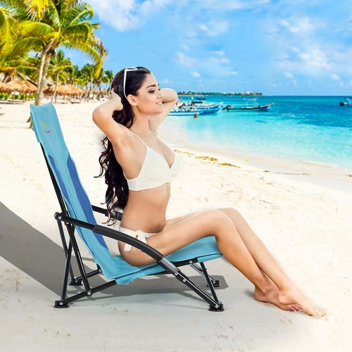 Camping beach chair low seat - camping, &