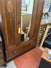 Edwardian Vintage Double Wardrobe