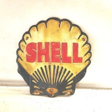 SHELL Cast Iron Sign  1937