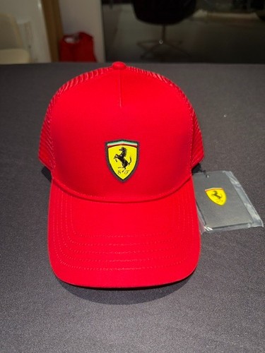 Ferrari race trucker cap - ferrari,