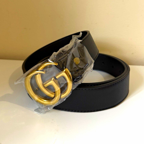 Gucci black leather - leather, gold