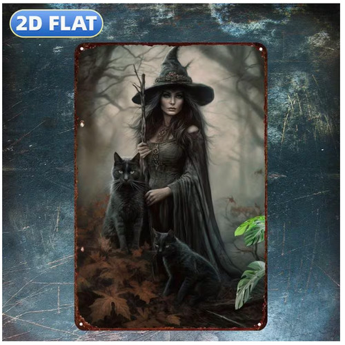 Witch and cats forest - ,