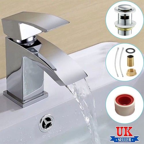 Waterfall bathroom sink tap - sink,
