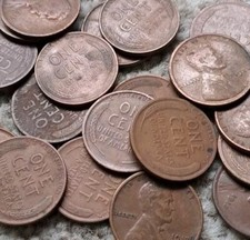 Cent wheat penny various - 1,
