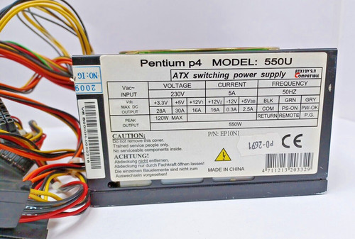 Colorsit 550w pin atx 12v - 550w,