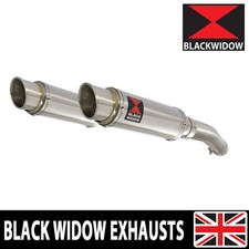 YAMAHA FJR1300 2001-2005 Exhaust Silencers 230mm GP Round End Cans 230SR