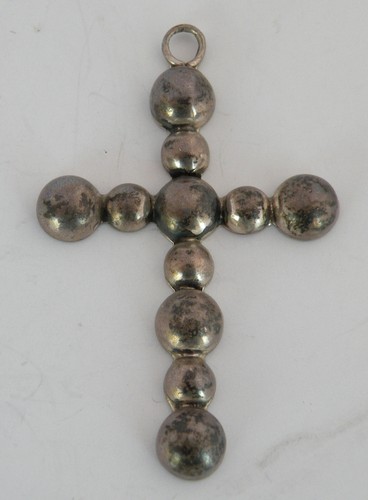 Vintage bubble cross sterling - cross,